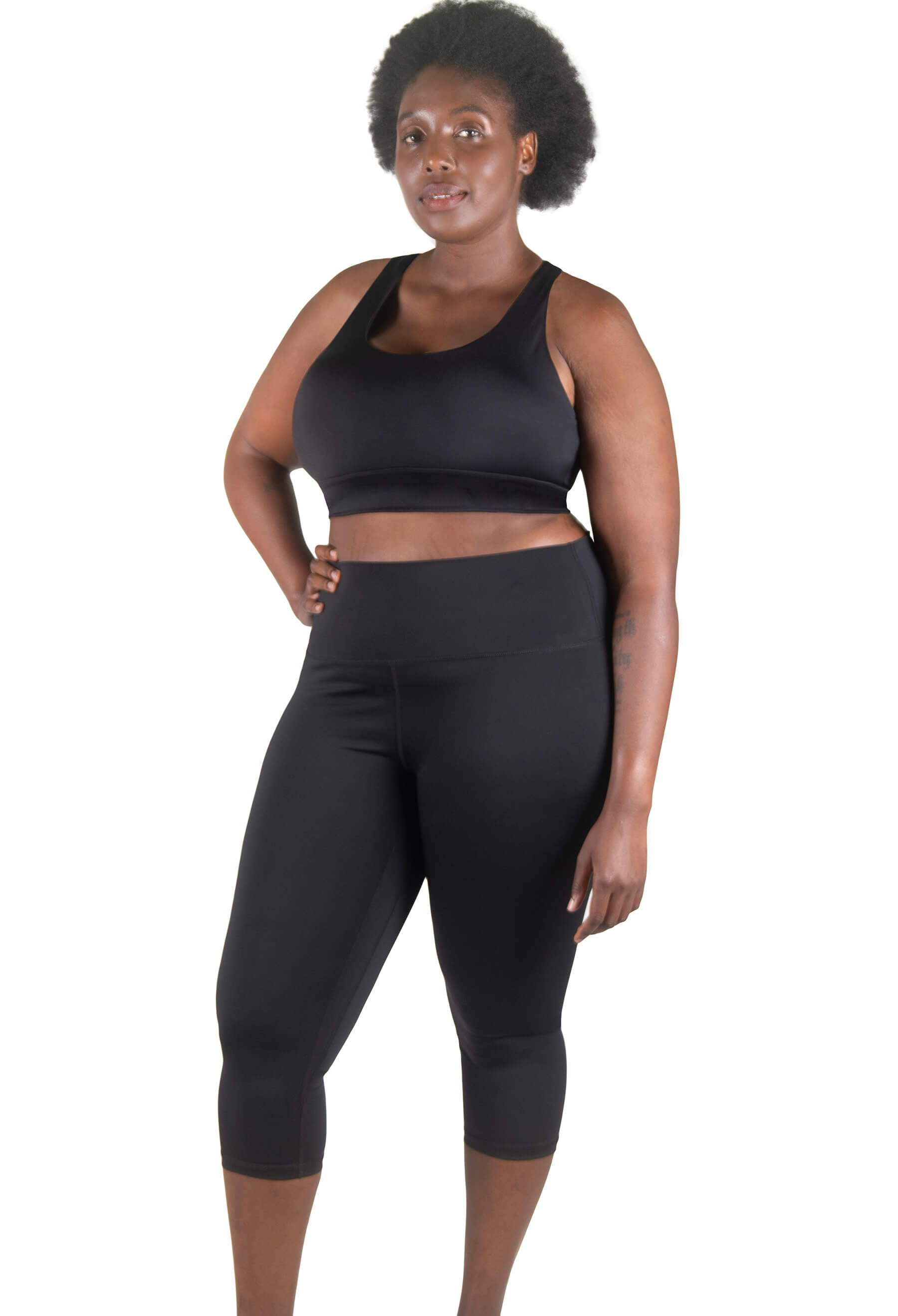 Flattering Cotton Crop Legging (Plus size) | Lyssé New York: Fabric. Fit.  Fashion. – LYSSÉ