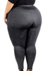 Plus Size High Waisted Leopard Print Leggings