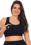 Maternity & Nursing Mesh Racer Back Sports Bra - 3 Pack