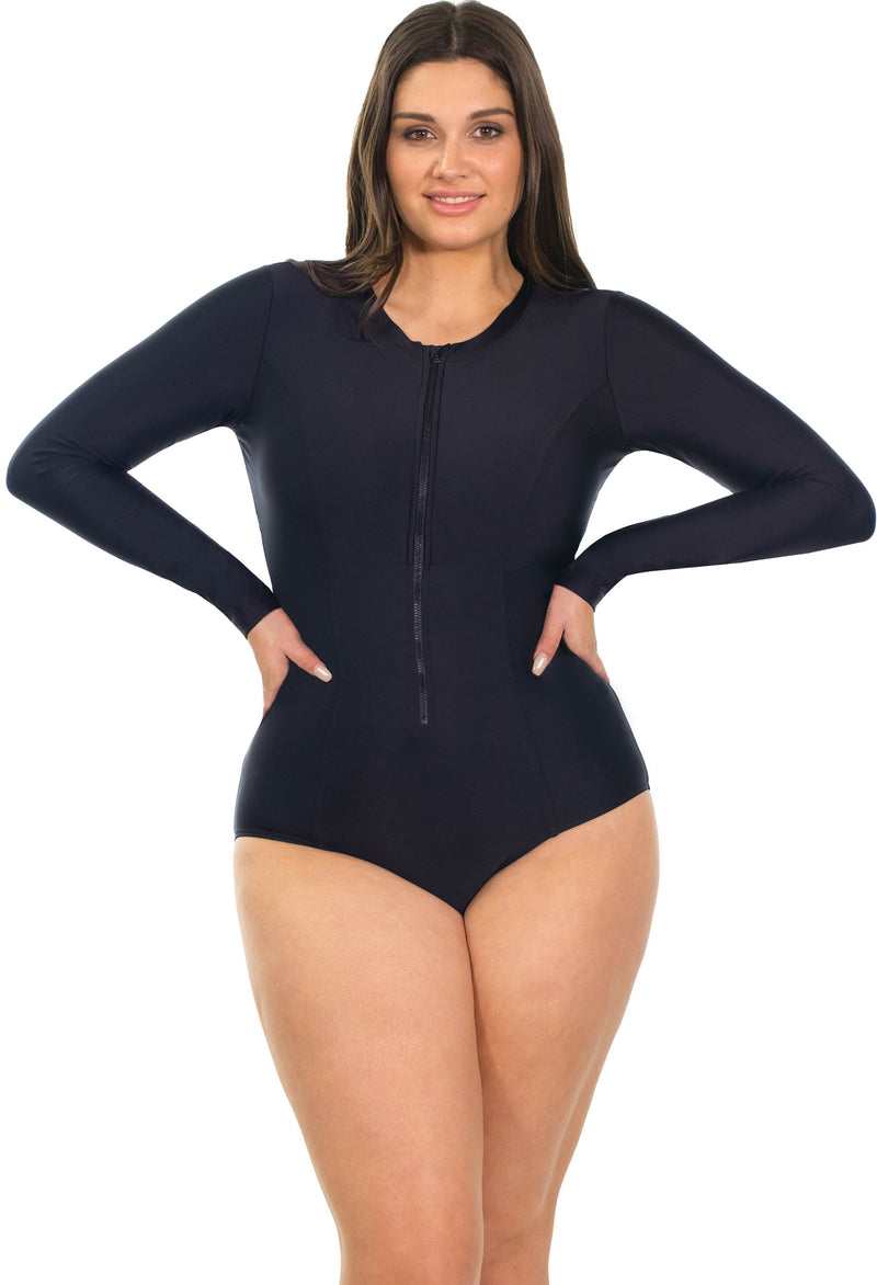 Long Sleeve One-Piece Swimsuit