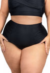 Plus Size High Waisted Shaping Swim Full Brief