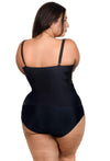 Plus Size Shaping High Waisted Brief and Tankini Swimsuit Set