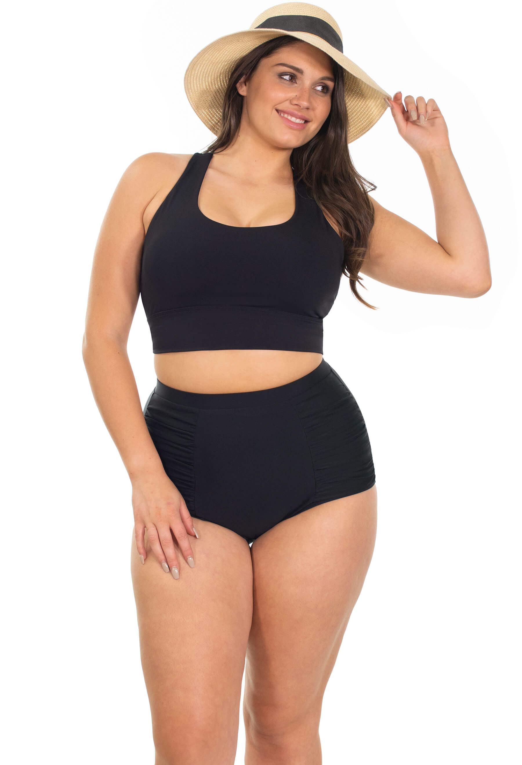 High Waisted Bikini Tummy Control, SWIMWEAR