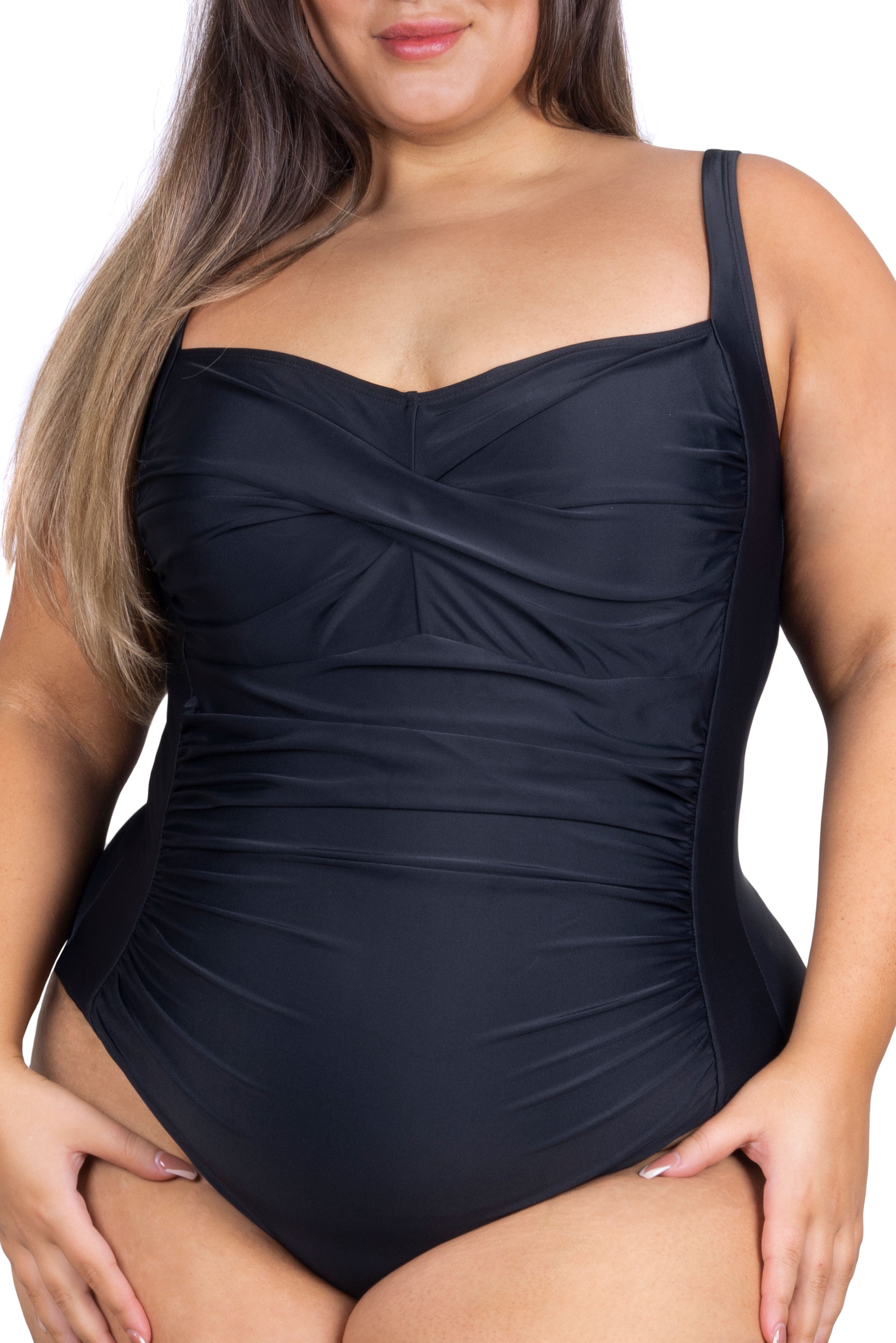 Plus Size One Piece Swimwear, SWIMWEAR