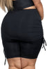 Plus Size Anti Chafing Swim Shorts with Skirt