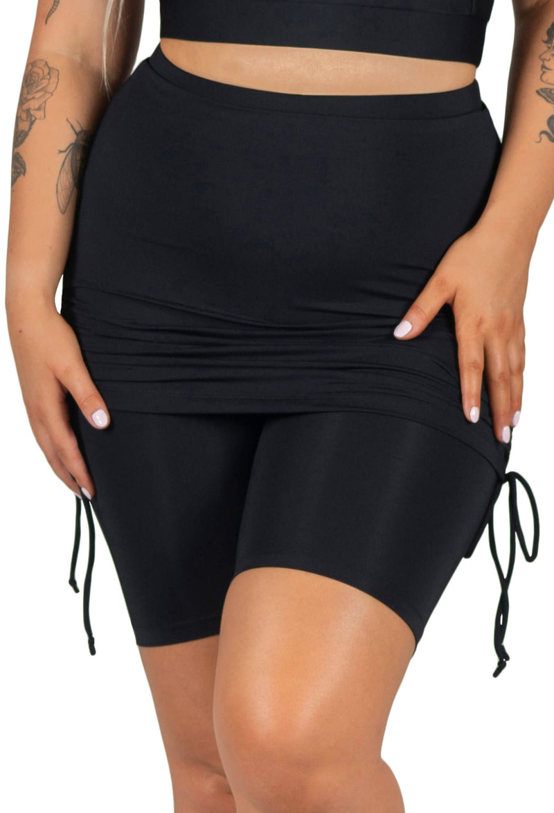 Anti Chafing Swim Shorts with Skirt