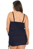 Draped One-Piece Magic Swimsuit