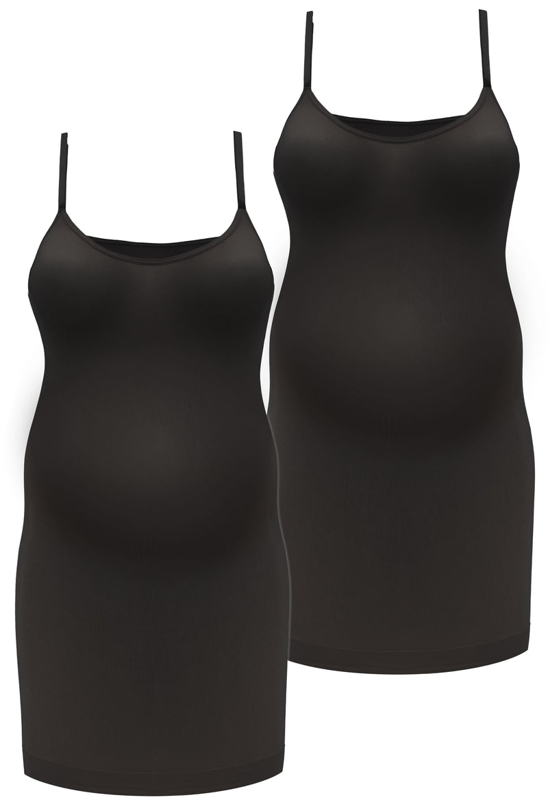 Maternity Ultra Light Shaping Cami Slip - 2 Pack