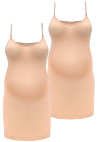 Maternity Ultra Light Shaping Cami Slip - 2 Pack