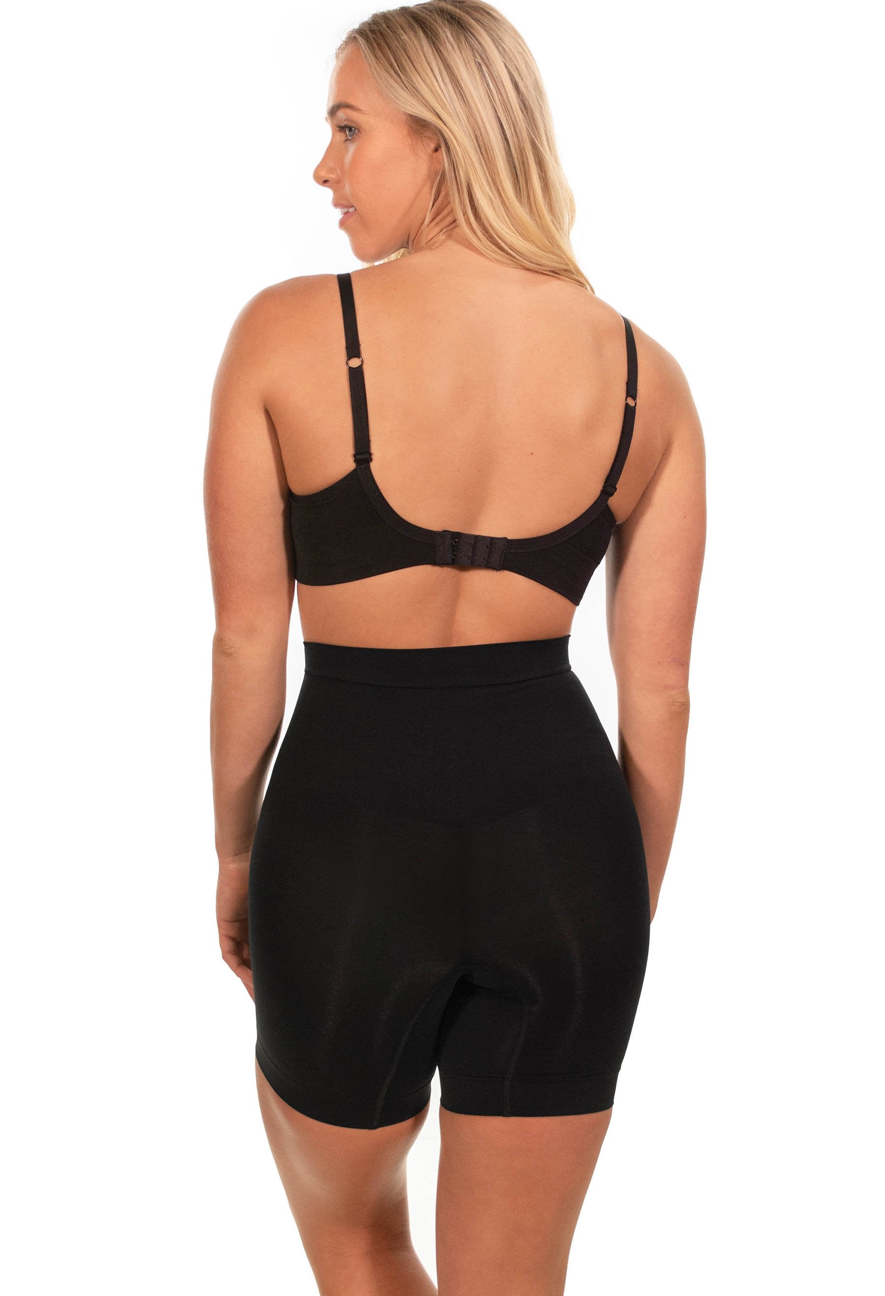 Spanx Size 8-10 M/L High-Waisted Mid-Thigh Short Shapewear 