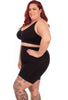 smooth and seamless black shaping shorts moderate medium tummy and thighs control australia