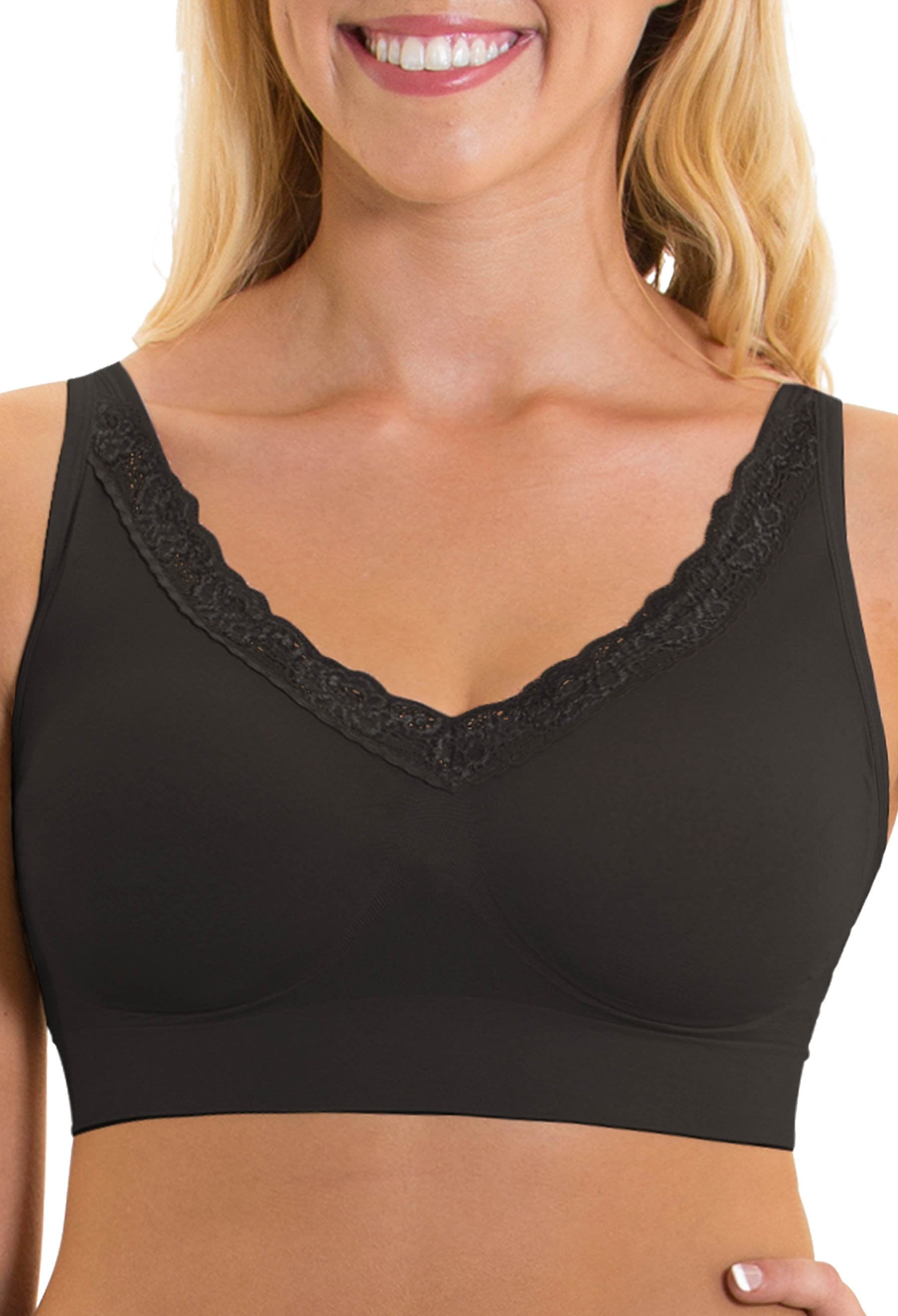 Bali Women's Cotton Double Support Wire Free Bra : : Clothing,  Shoes & Accessories