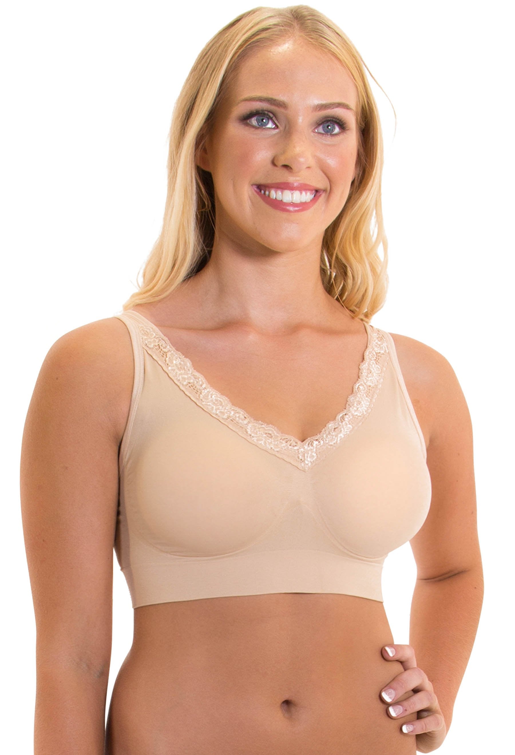 Lightweight Wire Free Bra and Lace High Cut Set
