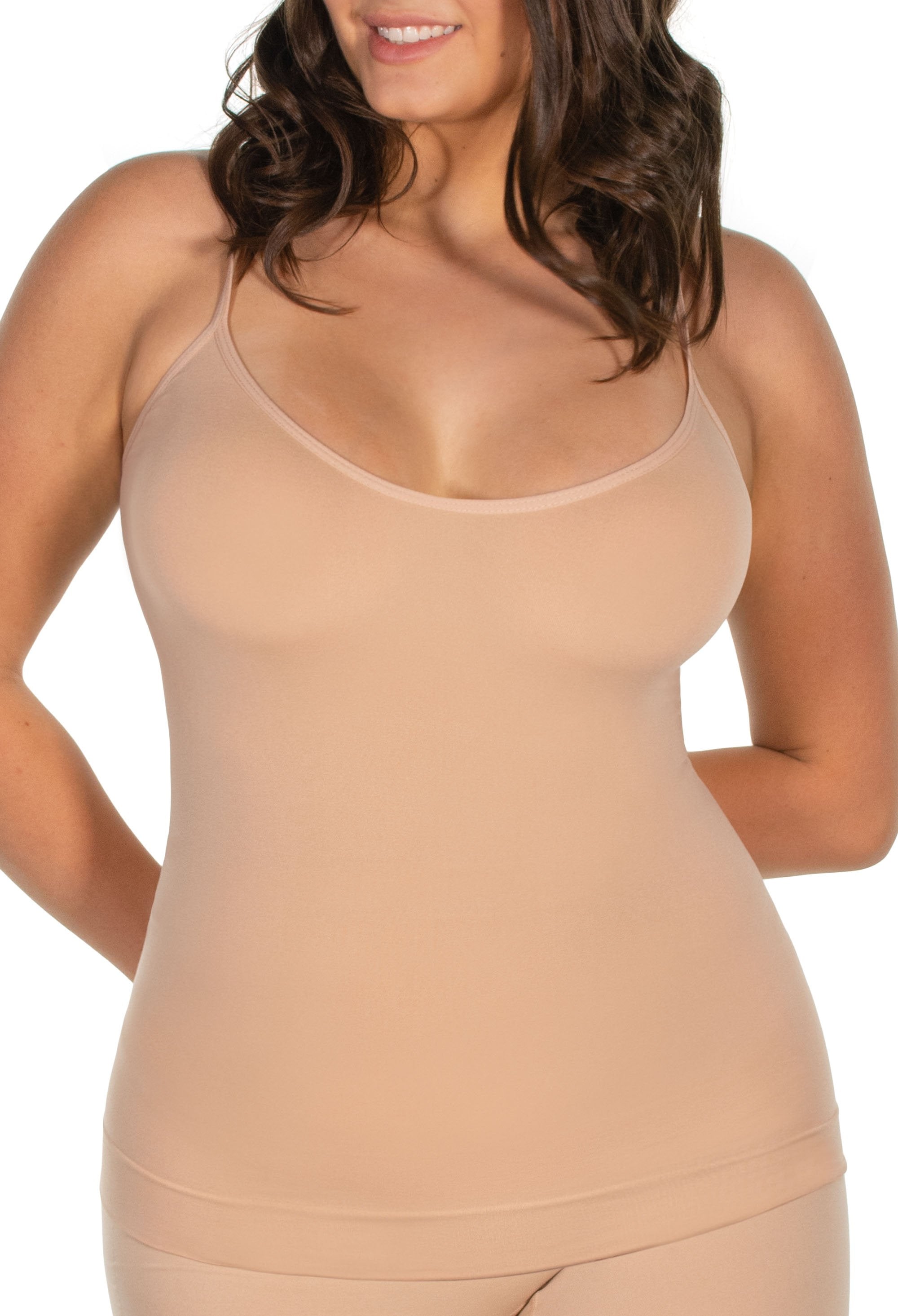 Curvy Sleek Body Camisole - 3 Pack
