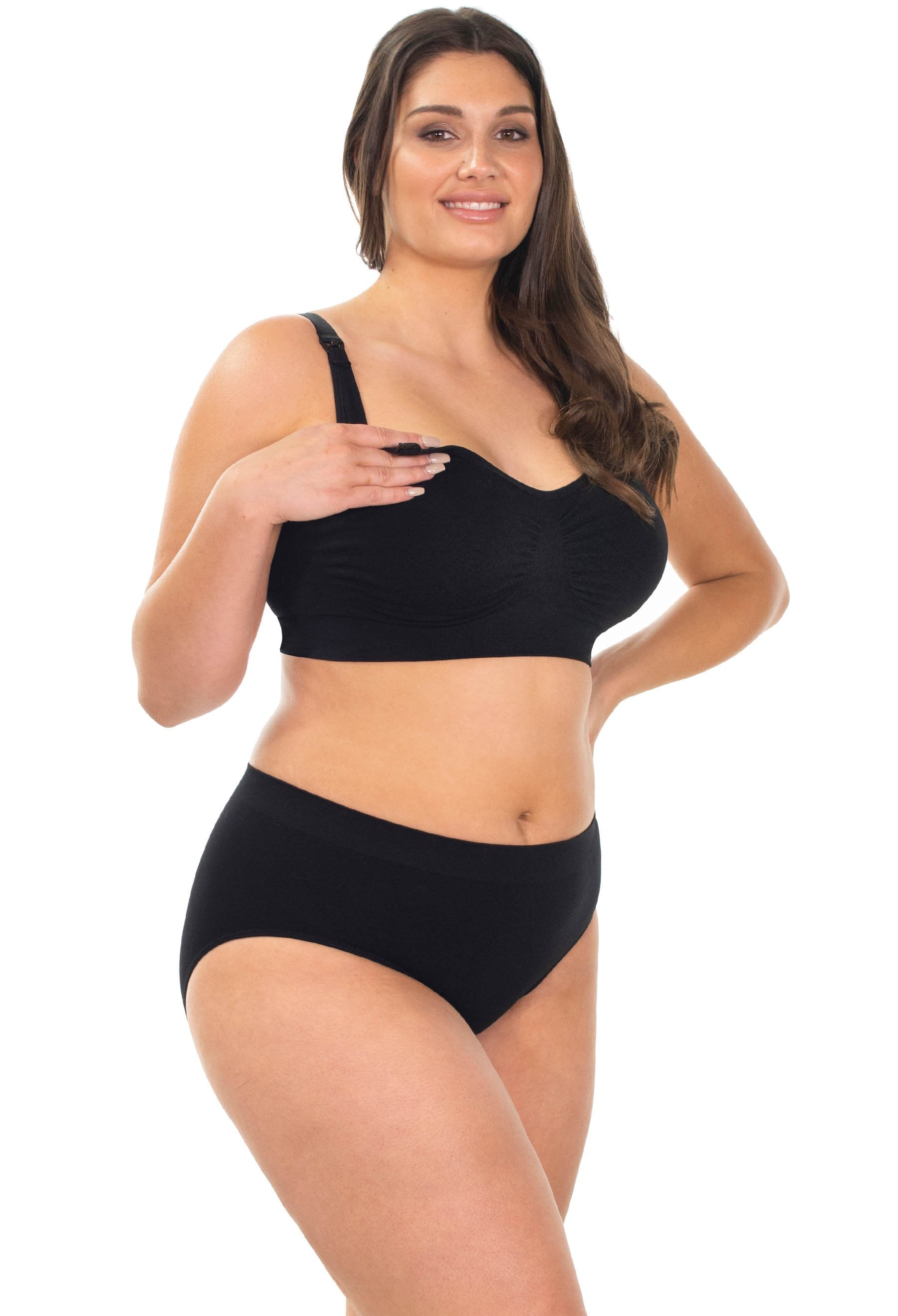 Full Bust Bamboo Nursing Bra (E-F-G-H) Cup by B Free Intimate Apparel  Online, THE ICONIC