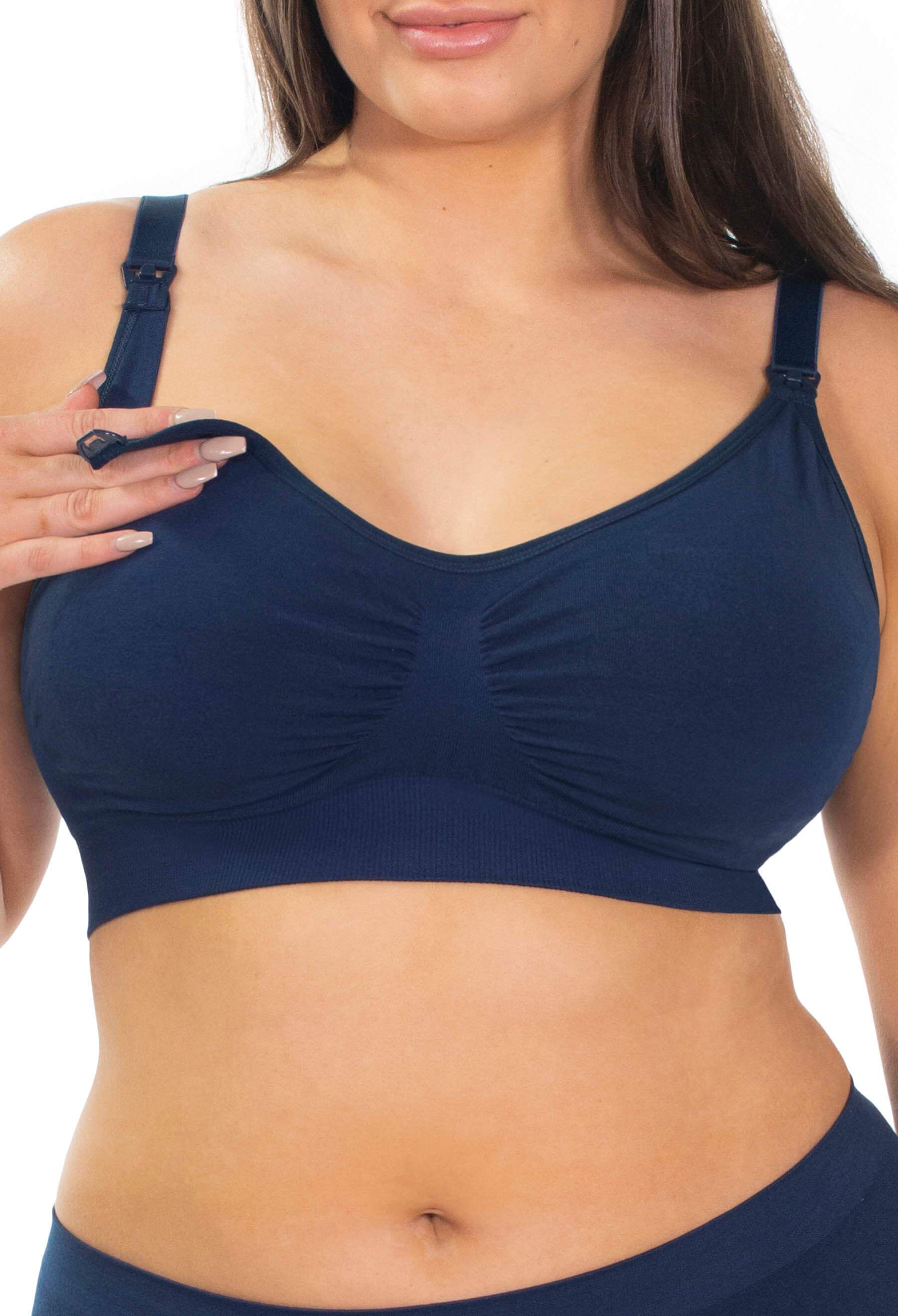 Full Bust Bamboo Nursing Bra Up To H Cup