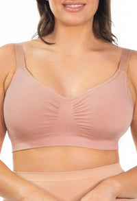 Bamboo Padded Wire Free Bra - Neutrals 3 Pack