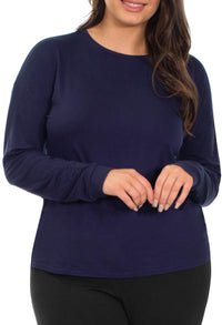 Bamboo Long Sleeve Relaxed Fit Tee