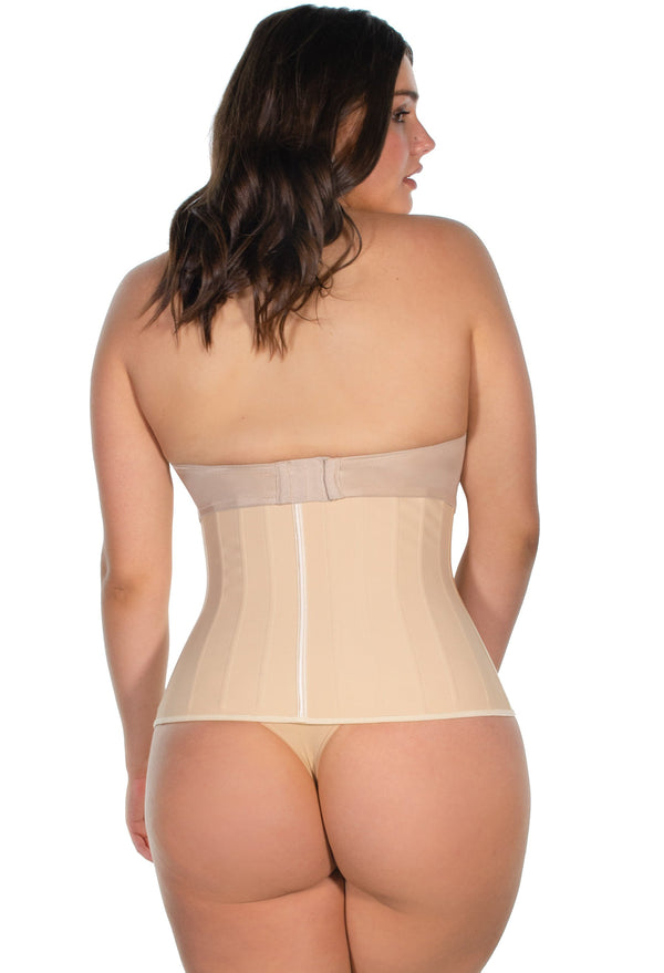 Steel Boned Black Corset