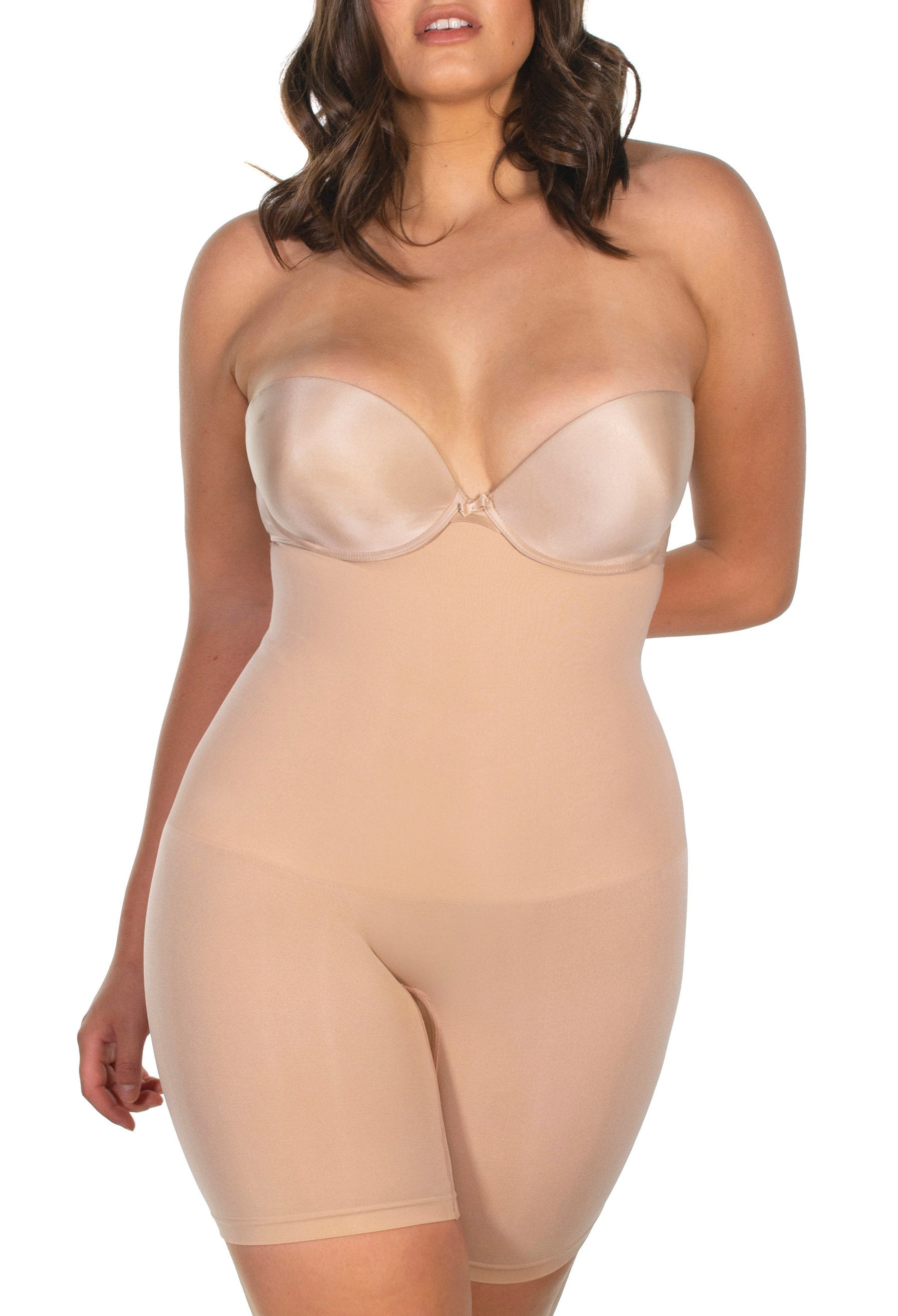 Spanx for Women Lightweight Layer High-Waisted Mid-Thigh Shaping