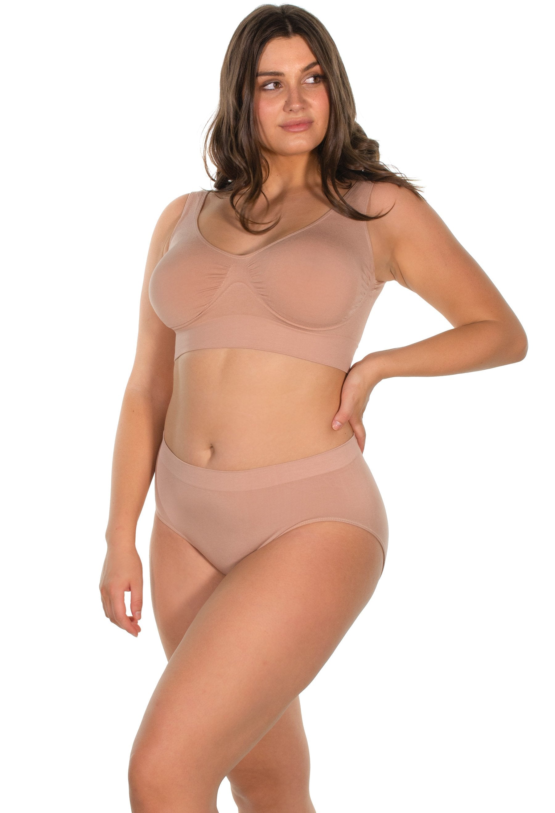 Bamboo Crop Top + High Cut Set  B Free Intimate Apparel – B Free Australia