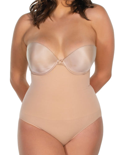 Annie 6002N curvy nude bra, wirefree