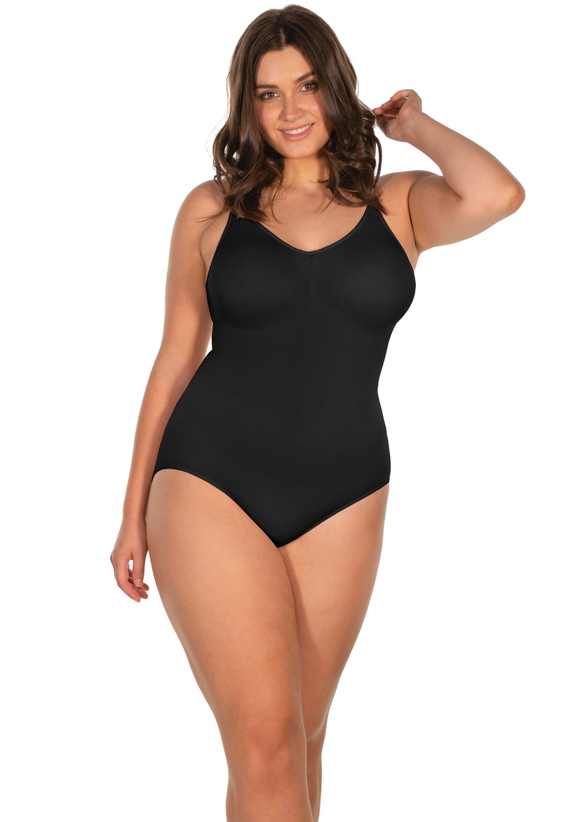 Spaghetti Strap Smoothing Bodysuit - 3 Pack