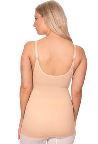 Open Bust Shaping Adjustable Strap Cami - 2 Pack
