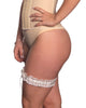 Bridal Garter Vintage Lace - Ivory
