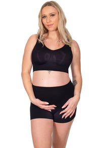 Pregnancy Wire Free High Back Pull On Crop Top