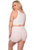 Pregnancy Wire Free High Back Pull On Crop Top - 3 Pack