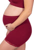 Maternity Anti Chafing High Rise Petite Cotton Shorts
