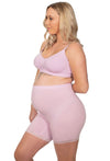 Maternity Anti Chafing High Rise Petite Cotton Shorts