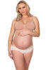 3 Pack Bamboo Padded Wire Free Pregnancy Bra + Band Extender Set