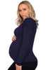 Maternity Bamboo Long Sleeve Relaxed Fit Tee
