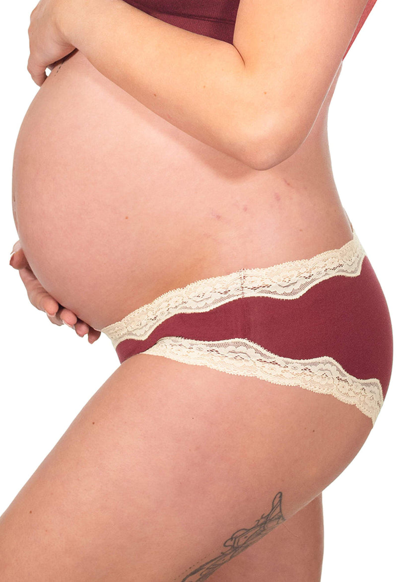 Maternity Cotton Low Rise Hipster Brief 7 Pack