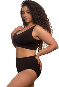 Full Figure Minimising Wire Free Support Bra