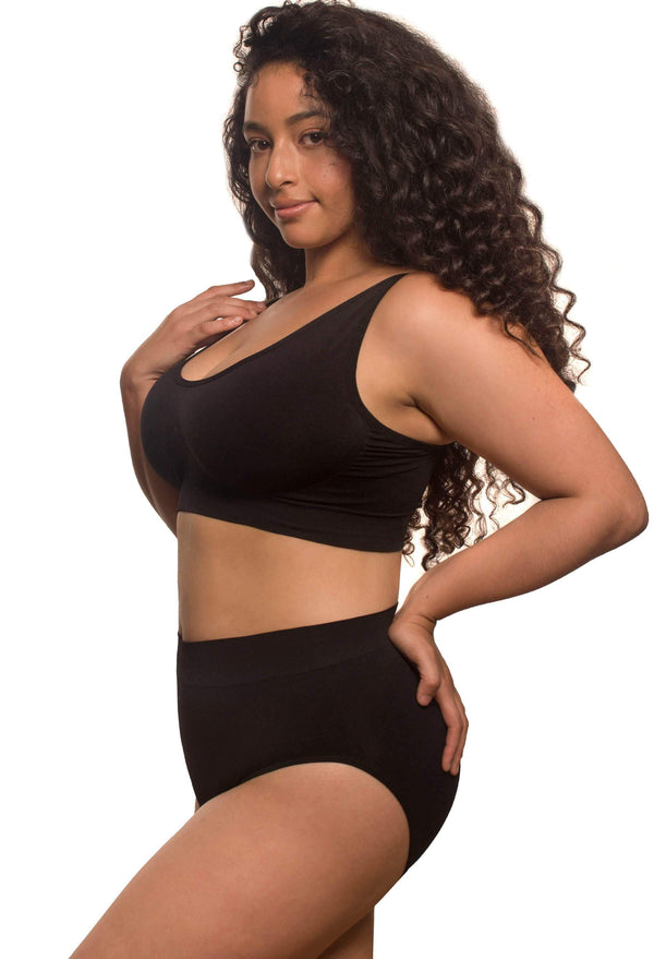 Full Figure Minimising Wire Free Support Bra