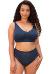 Lace Minimiser Wire Free Bra - Travel Bra 3 Pack