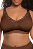 3 Pack Full Bust Wire Free Minimiser Bra + 3x4 Hook Bra Extender Set